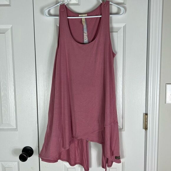 Matilda Jane Tiered Rose Blue Flower Tank Small - Picture 1 of 4